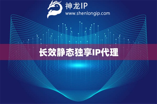 長效靜態獨享IP代理