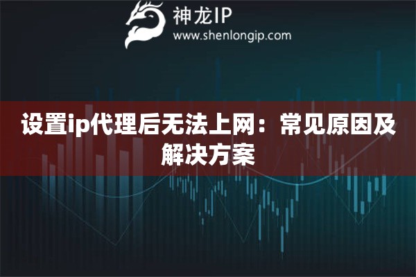 設置ip代理后無法上網：常見原因及解決方案