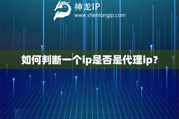 如何判斷一個ip是否是代理ip？