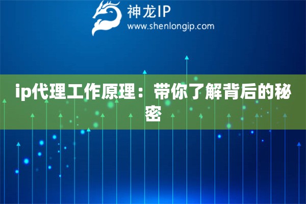 ip代理工作原理：帶你了解背后的秘密