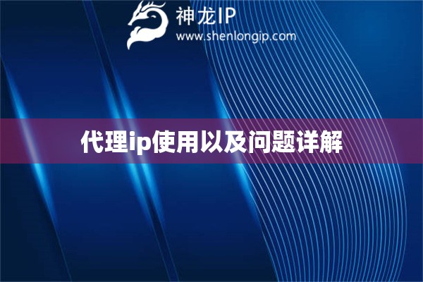 代理ip使用以及問(wèn)題詳解