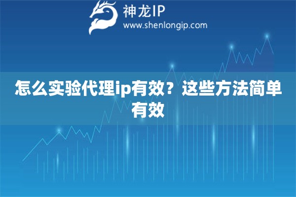 怎么實驗代理ip有效？這些方法簡單有效