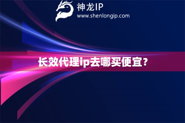 長效代理ip去哪買便宜？