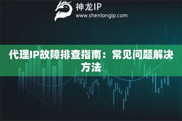 代理IP故障排查指南：常見問題解決方法
