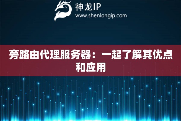旁路由代理服務器：一起了解其優點和應用