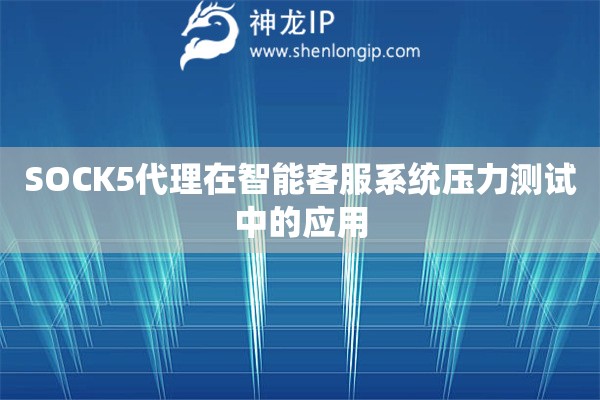 SOCK5代理在智能客服系統壓力測試中的應用
