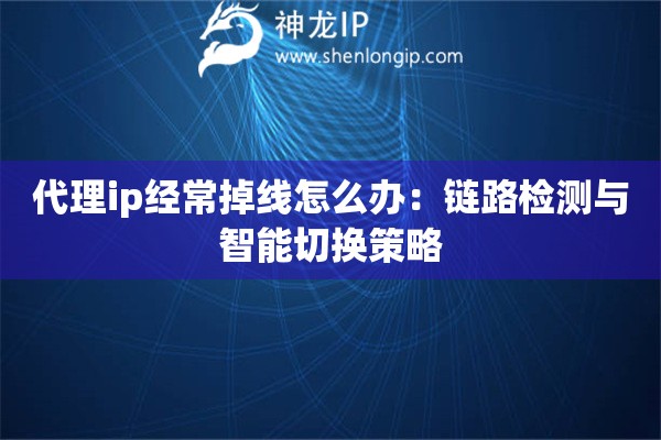 代理ip經(jīng)常掉線怎么辦：鏈路檢測(cè)與智能切換策略