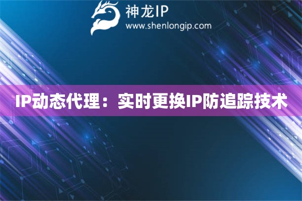 IP動態代理：實時更換IP防追蹤技術