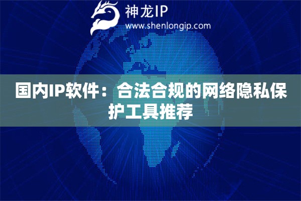 國內IP軟件：合法合規的網絡隱私保護工具推薦