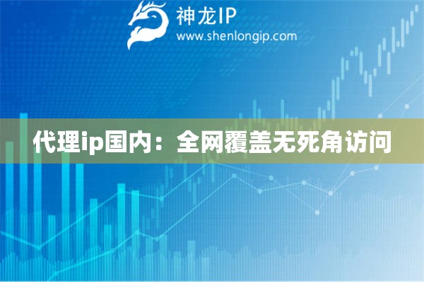 代理ip國內：全網覆蓋無死角訪問
