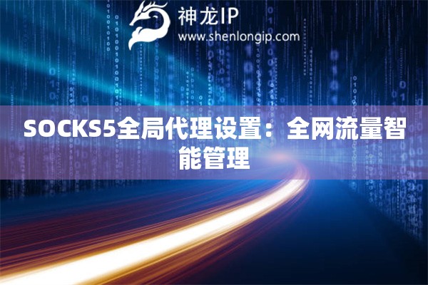 SOCKS5全局代理設置：全網流量智能管理