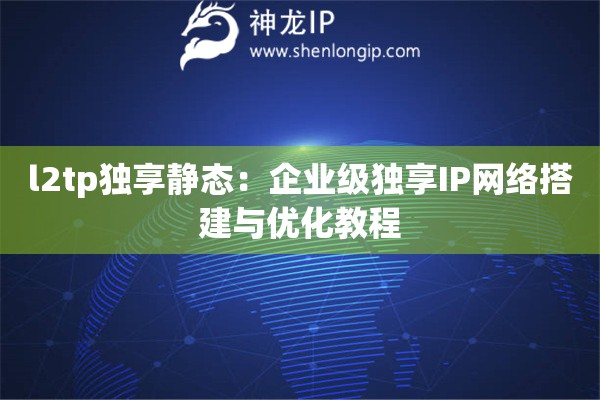 l2tp獨(dú)享靜態(tài)：企業(yè)級(jí)獨(dú)享IP網(wǎng)絡(luò)搭建與優(yōu)化教程