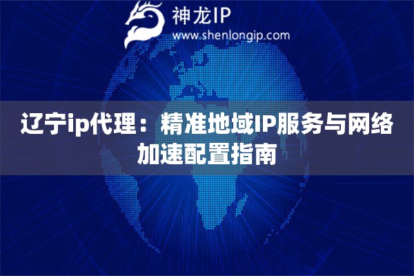 遼寧ip代理：精準地域IP服務與網絡加速配置指南