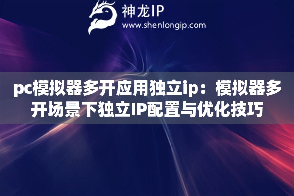 pc模擬器多開應(yīng)用獨(dú)立ip：模擬器多開場景下獨(dú)立IP配置與優(yōu)化技巧