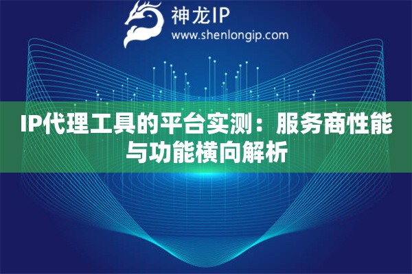 IP代理工具的平臺實測：服務商性能與功能橫向解析