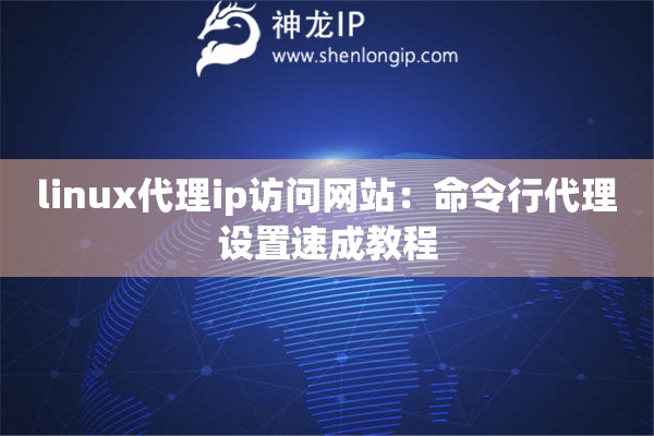 linux代理ip訪問網站：命令行代理設置速成教程