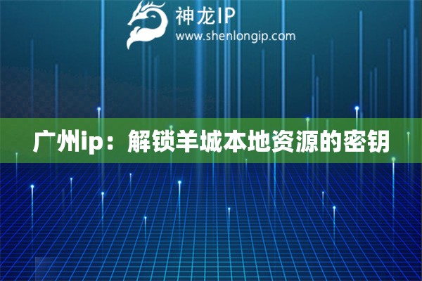 廣州ip：解鎖羊城本地資源的密鑰