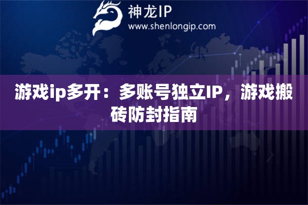 游戲ip多開：多賬號獨立IP，游戲搬磚防封指南